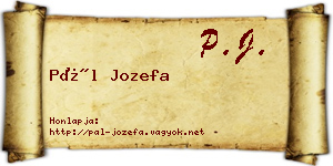 Pál Jozefa névjegykártya
